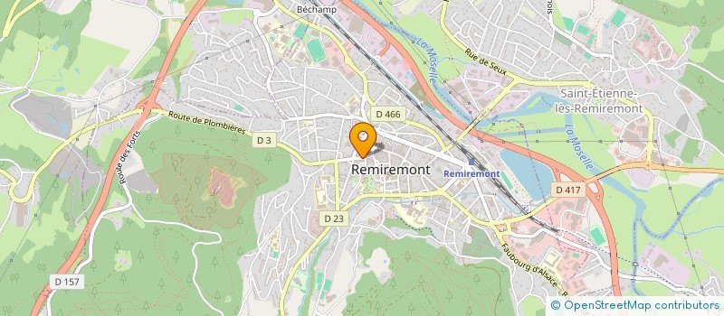 localisation de l'entreprise MADAME CATHERINE ARBEAUMONT  REMIREMONT