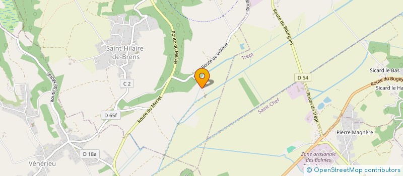 localisation de l'entreprise MADAME CATHERINE ARBIN  SAINT-HILAIRE-DE-BRENS