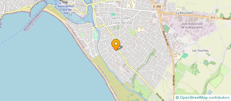 localisation de l'entreprise MADAME CATHERINE ARGANT  SAINT-GILLES-CROIX-DE-VIE