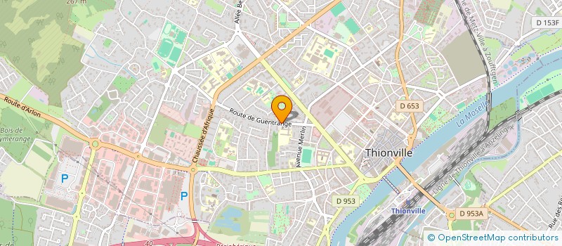 localisation de l'entreprise MADAME CATHERINE ARGAUD  THIONVILLE