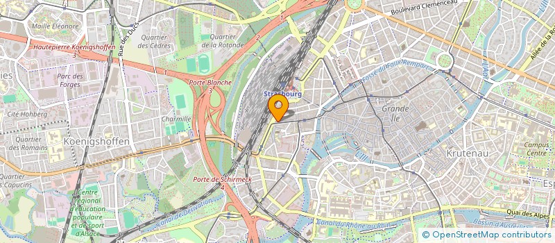 localisation de l'entreprise MADAME CATHERINE ARNAUD à STRASBOURG