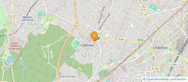 localisation de l'entreprise MADAME CATHERINE ARNAUD à CLAMART