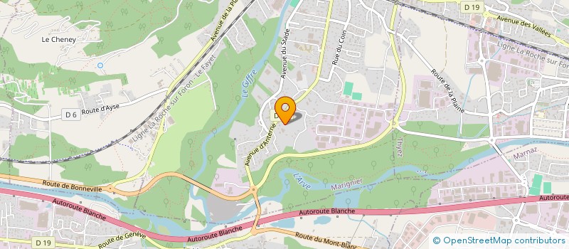 localisation de l'entreprise MADAME CATHERINE ARNAUD  MARIGNIER