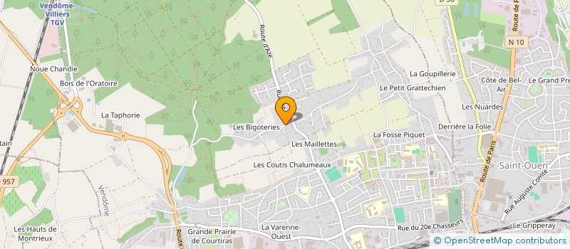 localisation de l'entreprise MADAME CATHERINE ASTIER à VENDOME