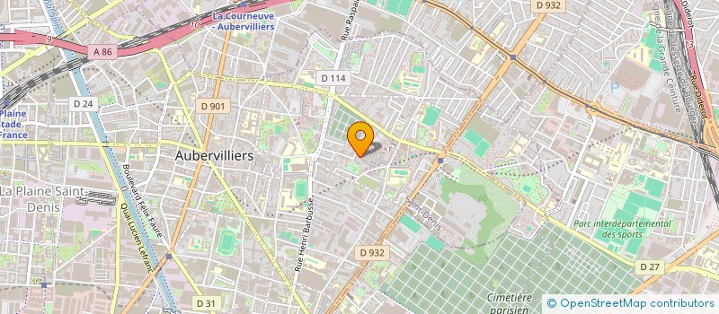 localisation de l'entreprise MADAME CATHERINE AUBERT à AUBERVILLIERS