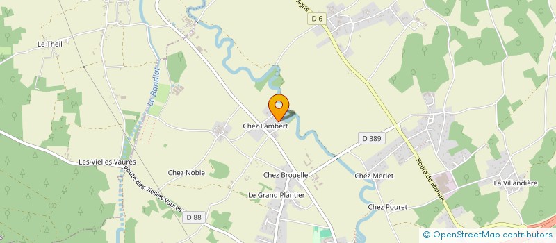 localisation de l'entreprise MADAME CATHERINE AUDONNET à RIVIERES