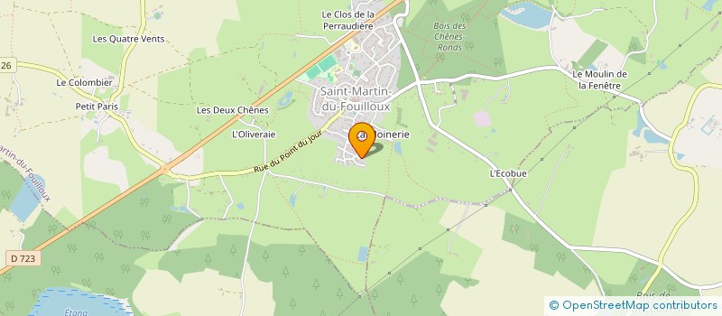 localisation de l'entreprise MADAME CATHERINE AUDRAIN à SAINT-MARTIN-DU-FOUILLOUX