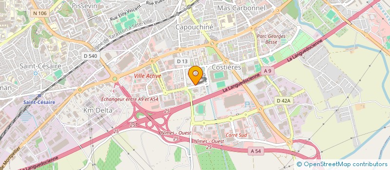 localisation de l'entreprise MADAME CATHERINE AUGER à NIMES