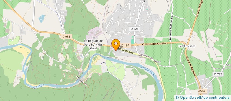 localisation de l'entreprise MADAME CATHERINE AUJOULAT  ARGILLIERS