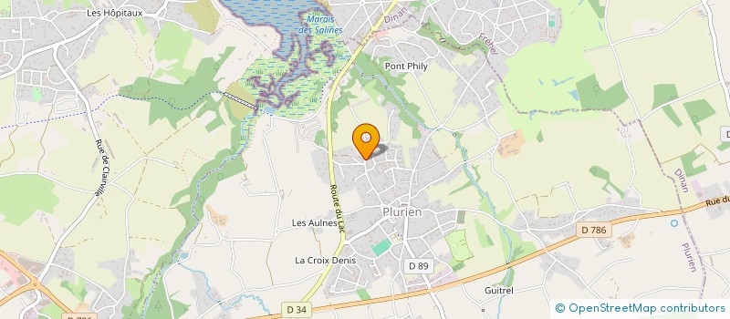 localisation de l'entreprise MADAME CATHERINE AUSSIETRE  PLURIEN