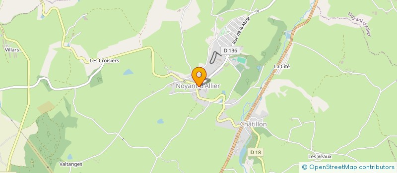 localisation de l'entreprise MADAME CATHERINE AUTISSIER  NOYANT-D'ALLIER