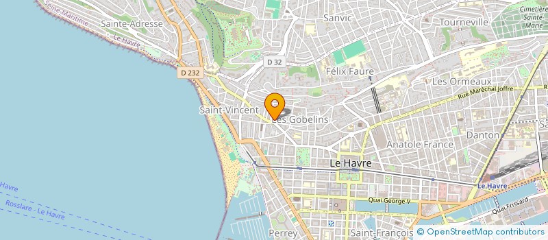 localisation de l'entreprise MADAME CATHERINE AVENEL à LE HAVRE