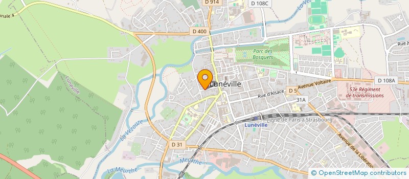 localisation de l'entreprise MADAME CATHERINE AYELLA à LUNEVILLE