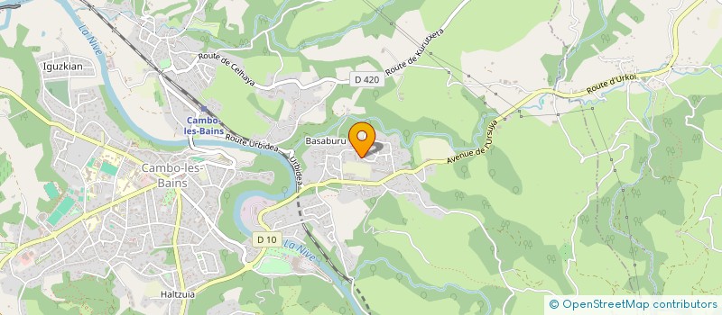 localisation de l'entreprise MADAME CATHERINE AYME  CAMBO-LES-BAINS