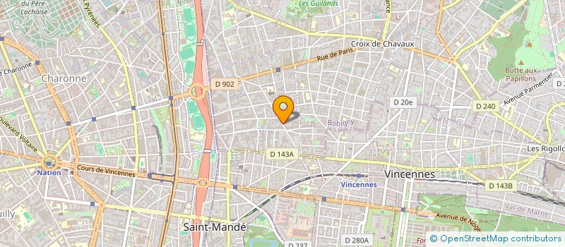 localisation de l'entreprise MADAME CATHERINE AZNAR à MONTREUIL