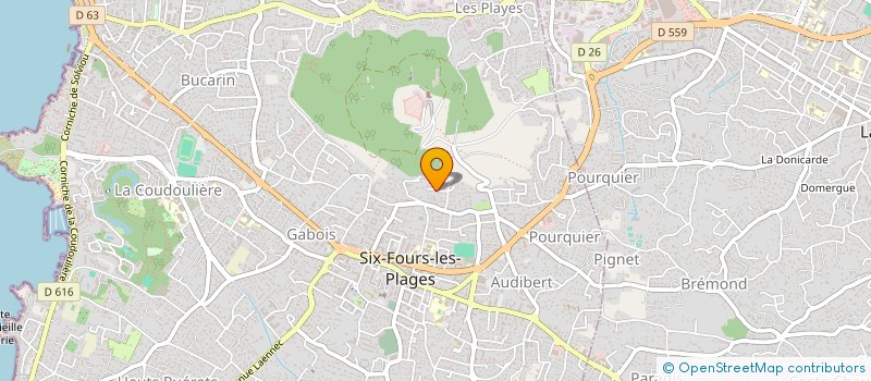 localisation de l'entreprise MADAME CATHERINE AZZOPARDI à SIX-FOURS-LES-PLAGES