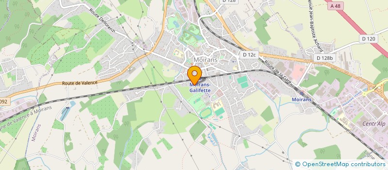 localisation de l'entreprise MADAME CATHERINE AZZOPARDI  MOIRANS