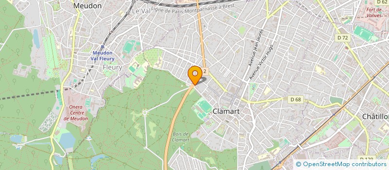 localisation de l'entreprise MADAME CATHERINE AZZOUG à CLAMART