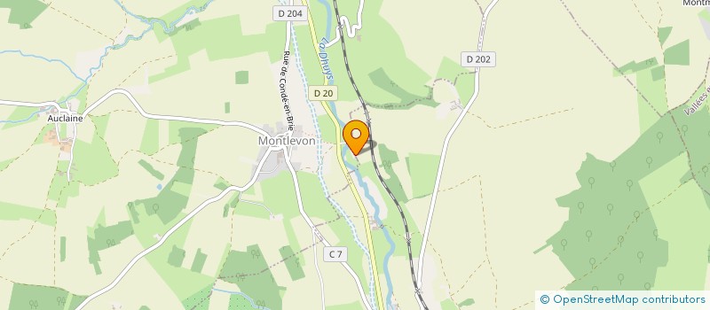 localisation de l'entreprise MADAME CATHERINE BABIN  MONTHUREL