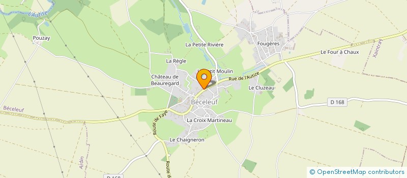 localisation de l'entreprise MADAME CATHERINE BABIN  BECELEUF