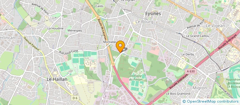 localisation de l'entreprise MADAME CATHERINE BACCARRERE  EYSINES