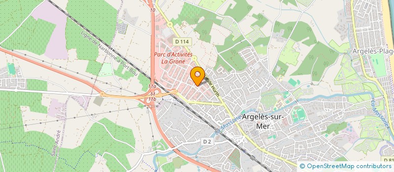 localisation de l'entreprise MADAME CATHERINE BACCHETTA à ARGELES-SUR-MER