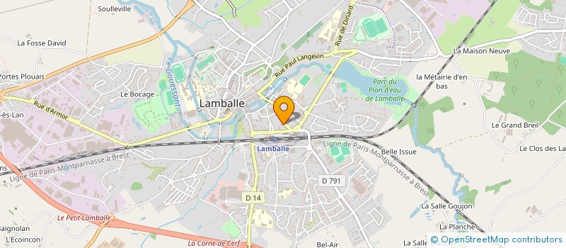 localisation de l'entreprise MADAME CATHERINE BACZYK  LAMBALLE-ARMOR