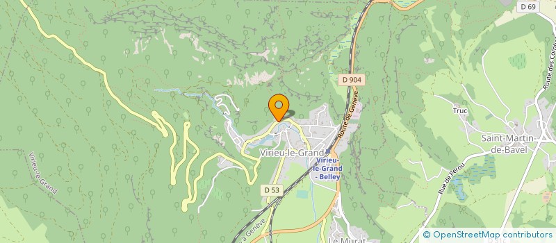 localisation de l'entreprise MADAME CATHERINE BADIN  VIRIEU-LE-GRAND