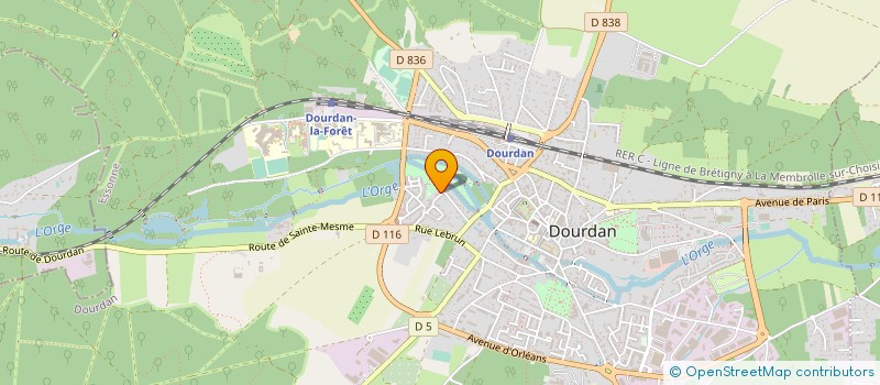 localisation de l'entreprise MADAME CATHERINE BADIN à DOURDAN