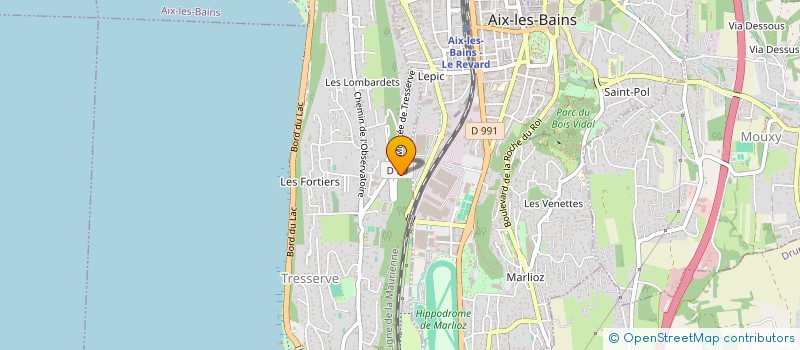 localisation de l'entreprise MADAME CATHERINE BADIN  TRESSERVE