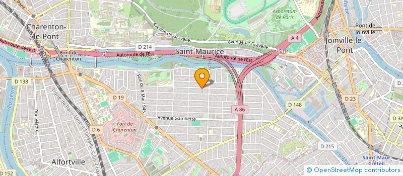 localisation de l'entreprise MADAME CATHERINE BADOLIAN  MAISONS-ALFORT