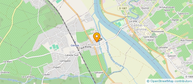 localisation de l'entreprise MADAME CATHERINE BAGARRY à CERONS