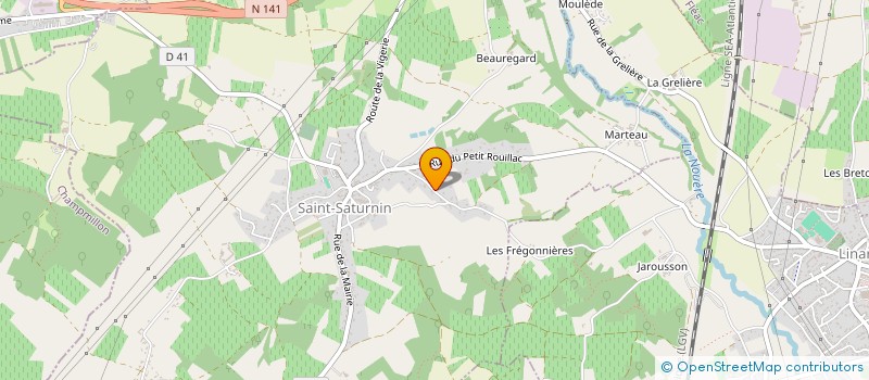 localisation de l'entreprise MADAME CATHERINE BAILLARD à SAINT-SATURNIN