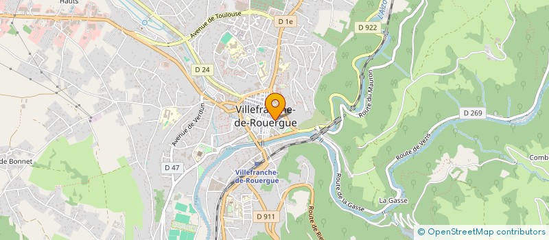 localisation de l'entreprise MADAME CATHERINE BAILLAUD à VILLEFRANCHE-DE-ROUERGUE
