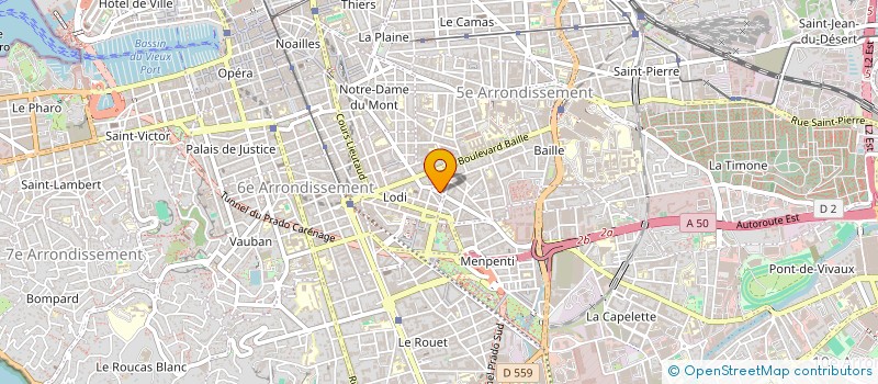 localisation de l'entreprise MADAME CATHERINE BAILLETTE à MARSEILLE