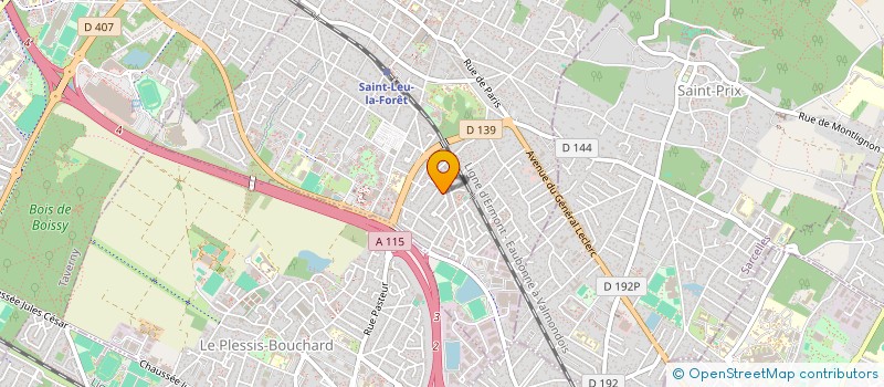 localisation de l'entreprise MADAME CATHERINE BAILLY  SAINT-LEU-LA-FORET