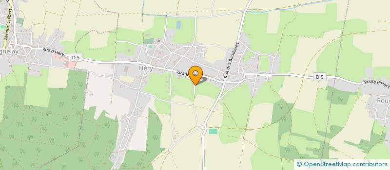 localisation de l'entreprise MADAME CATHERINE BAILLY  HERY