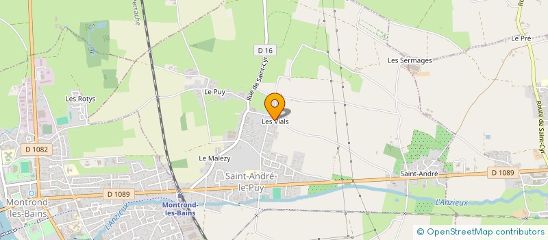 localisation de l'entreprise MADAME CATHERINE BAILLY à SAINT-ANDRE-LE-PUY