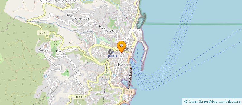 localisation de l'entreprise MADAME CATHERINE BALDOVINI à BASTIA