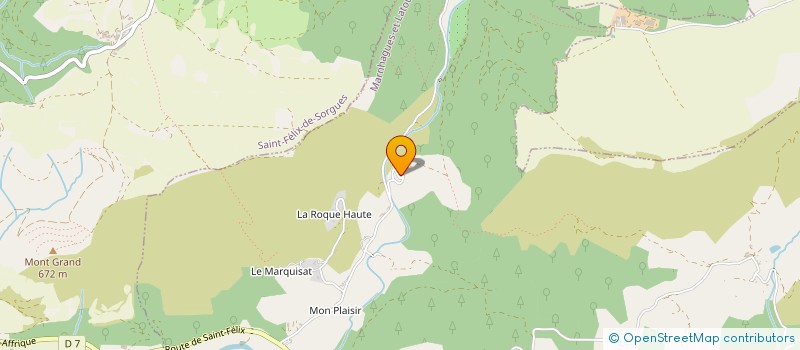 localisation de l'entreprise MADAME CATHERINE BALDY  MARNHAGUES-ET-LATOUR