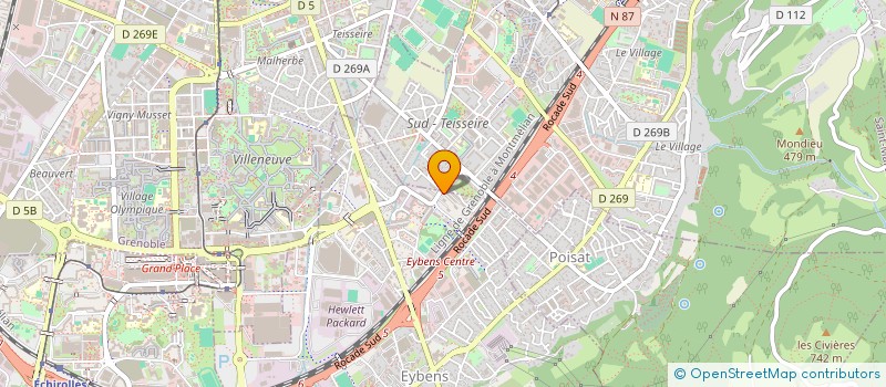 localisation de l'entreprise MADAME CATHERINE BALESTRA  EYBENS