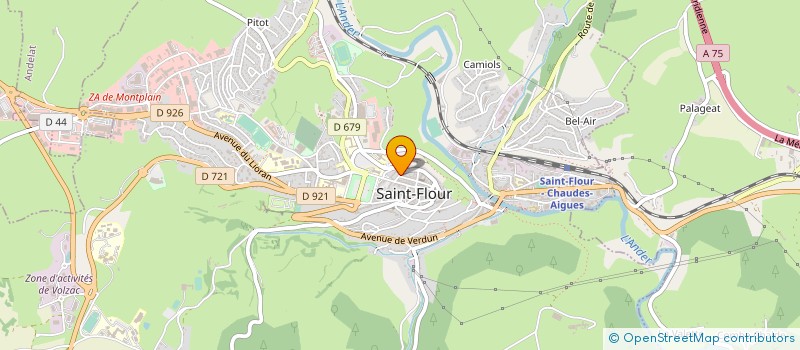 localisation de l'entreprise MADAME CATHERINE BALLU à SAINT-FLOUR