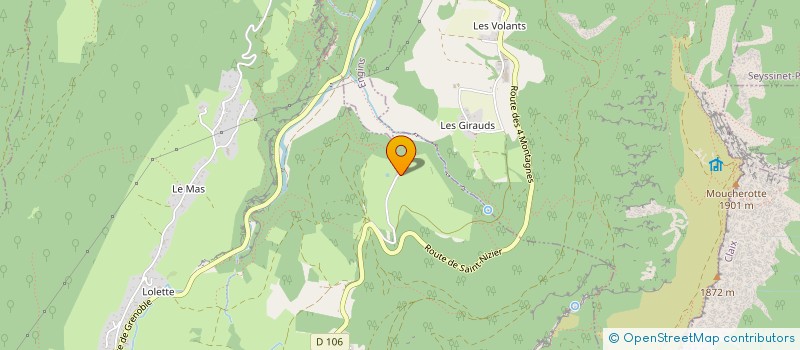 localisation de l'entreprise MADAME CATHERINE BALME-BLANCHON  LANS-EN-VERCORS