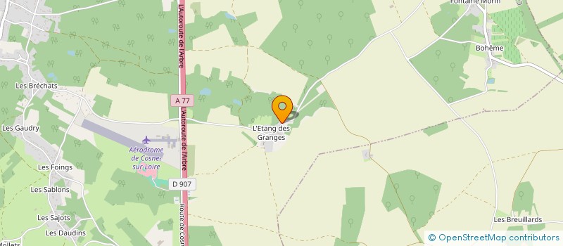 localisation de l'entreprise MADAME CATHERINE BARAT à COSNE COURS SUR LOIRE
