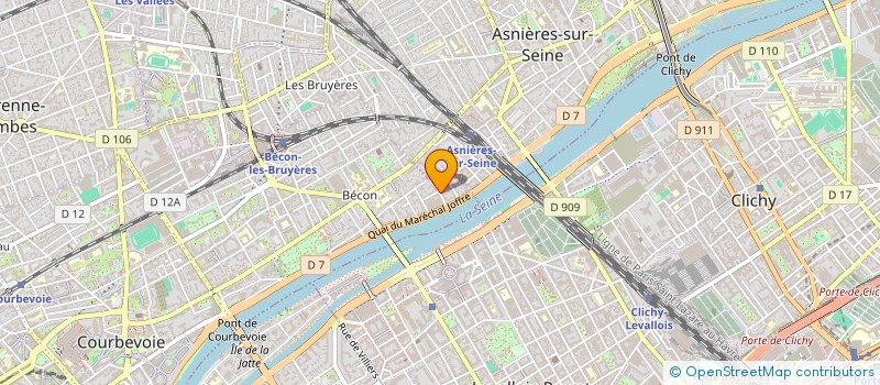 localisation de l'entreprise MADAME CATHERINE BARBE à COURBEVOIE