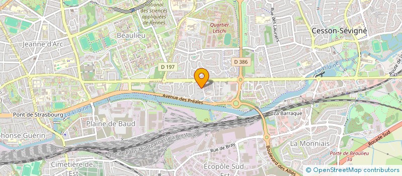 localisation de l'entreprise MADAME CATHERINE BARBE  CESSON-SEVIGNE