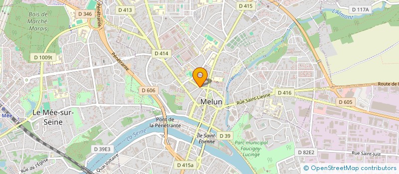 localisation de l'entreprise MADAME CATHERINE BARBEDIENNE  MELUN