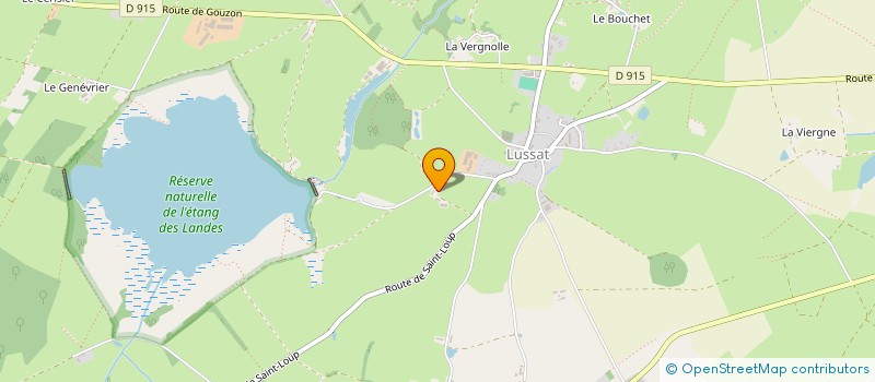 localisation de l'entreprise MADAME CATHERINE BARDET  LUSSAT