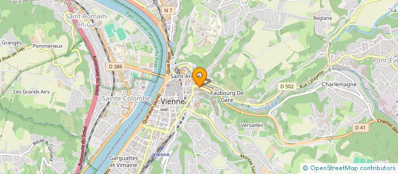 localisation de l'entreprise MADAME CATHERINE BARDIN à VIENNE