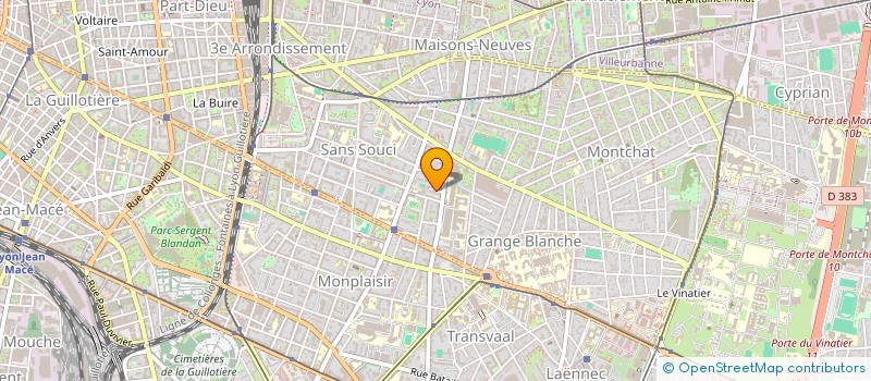 localisation de l'entreprise MADAME CATHERINE BARENTIN  LYON